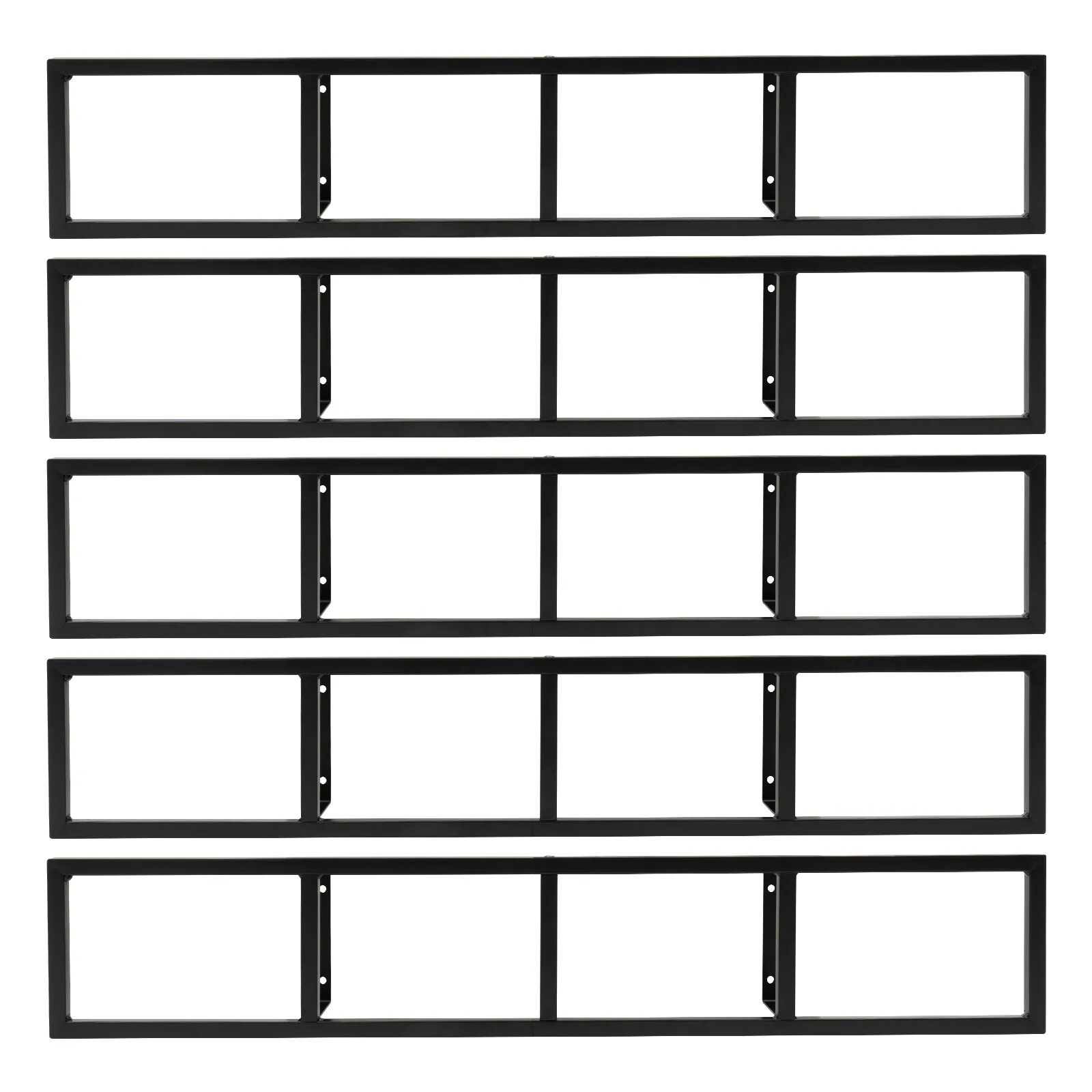 

5PCs 34 In Video Game Rack Media Storage Shelves for Wall, CD DVD Storage Shelf