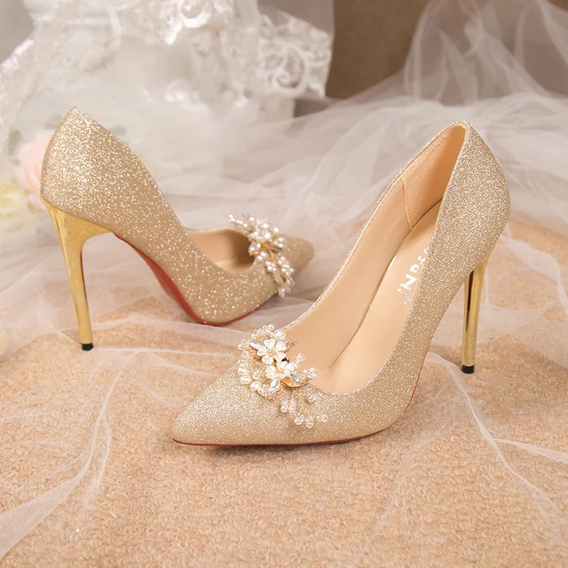 Comfortable Gold Shoes for Weddings: Style Meets Comfort