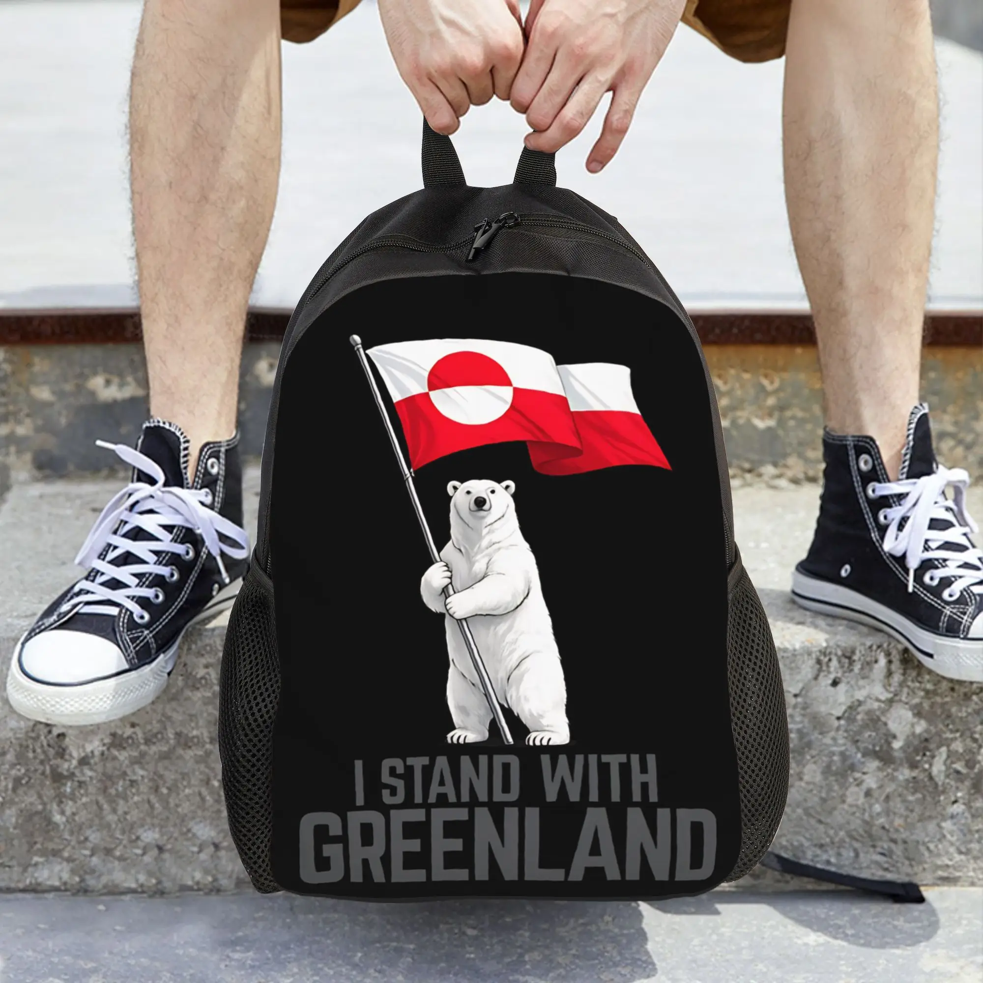 

Hands Off Greenland Is Not For Sale MGGA Little Kids Backpack for Girls Boys Toddler Cute Daycare Backpacks School Bags