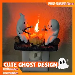 Halloween Decoration GHOSTS ROASTING CAMPFIRES MORES Chost Design Lamp Halloween Home Decorations