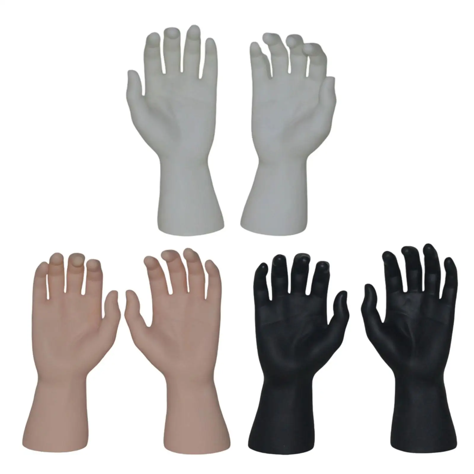 Realistic Hand Models Male Novelty Store Right and Left Adult Decorative Grasping Hand Mannequins Halloween Decorations Props