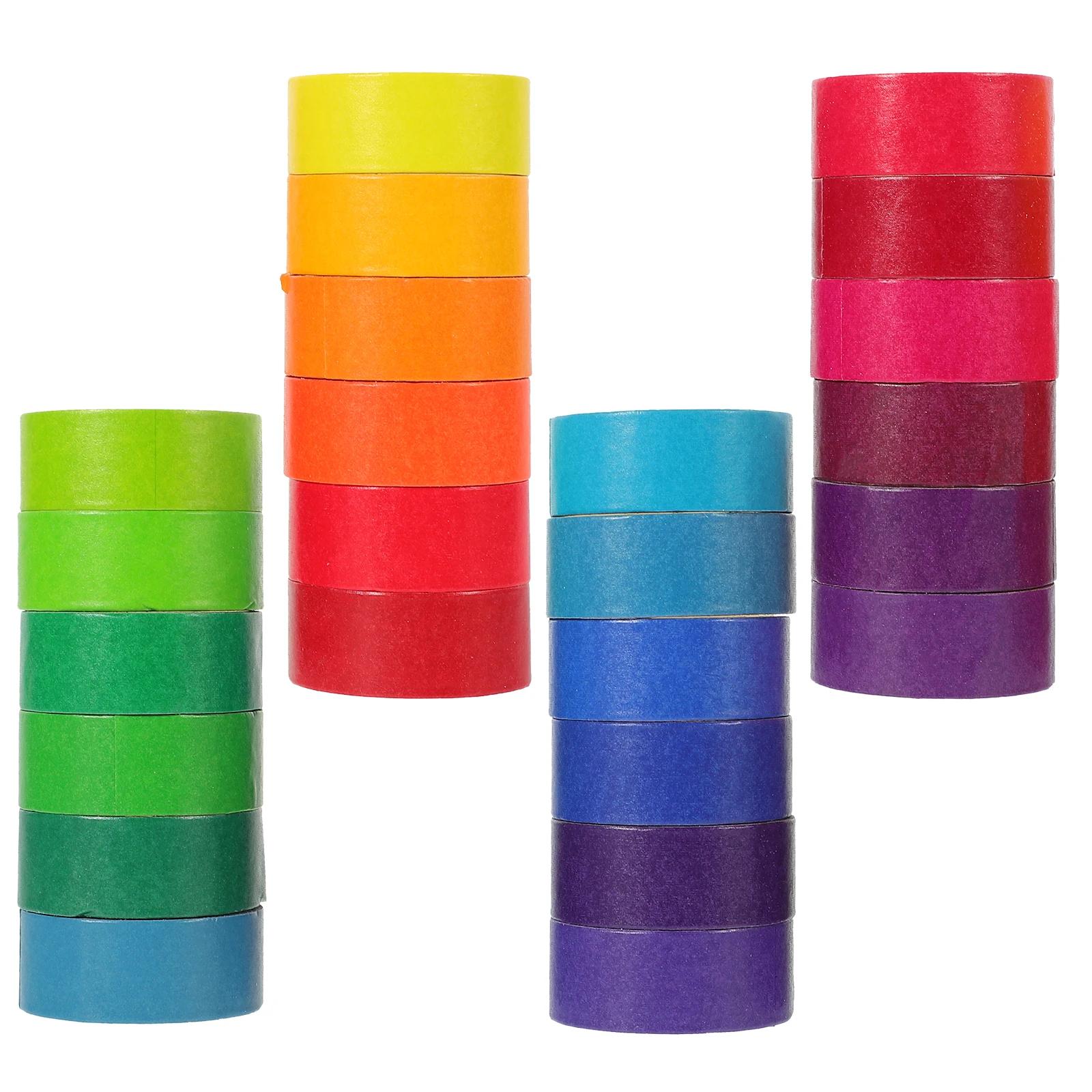 

24Pcs DIY Washi Tape 15mm Decorative Paper Tapes for Scrapbook Planner Craft Gift Wrapping Dairy Journal