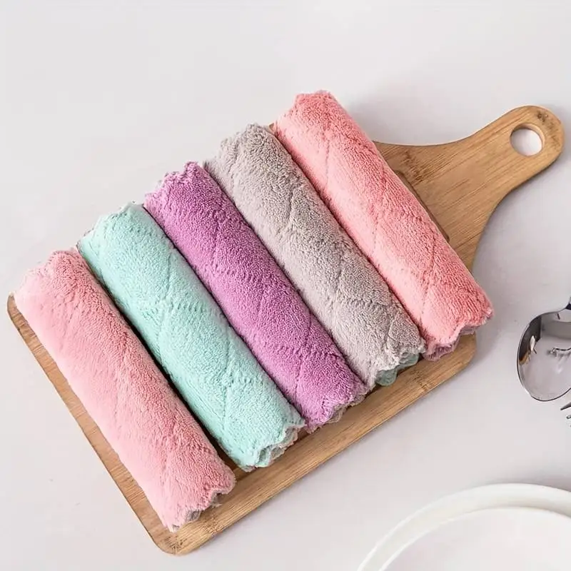 10-Piece Kitchen Towel & Dishcloth Set - Perfect for Washing Dishes & Everyday Cooking!