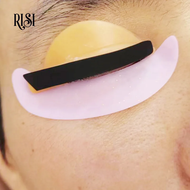 RISI-Tiges de levage de cils en silicone souple, tampons permanents réutilisables, rubans de levage de cils