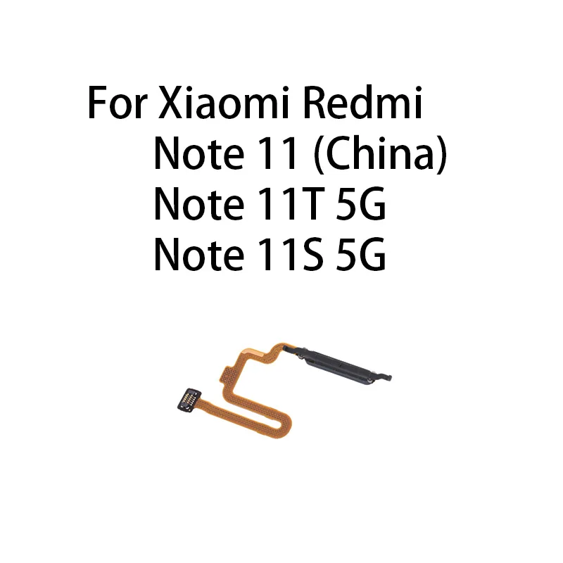 Home Button Fingerprint Sensor Flex Cable for Xiaomi Redmi Note 11 China/ Redmi Note 11T 5G / Redmi Note 11S 5G