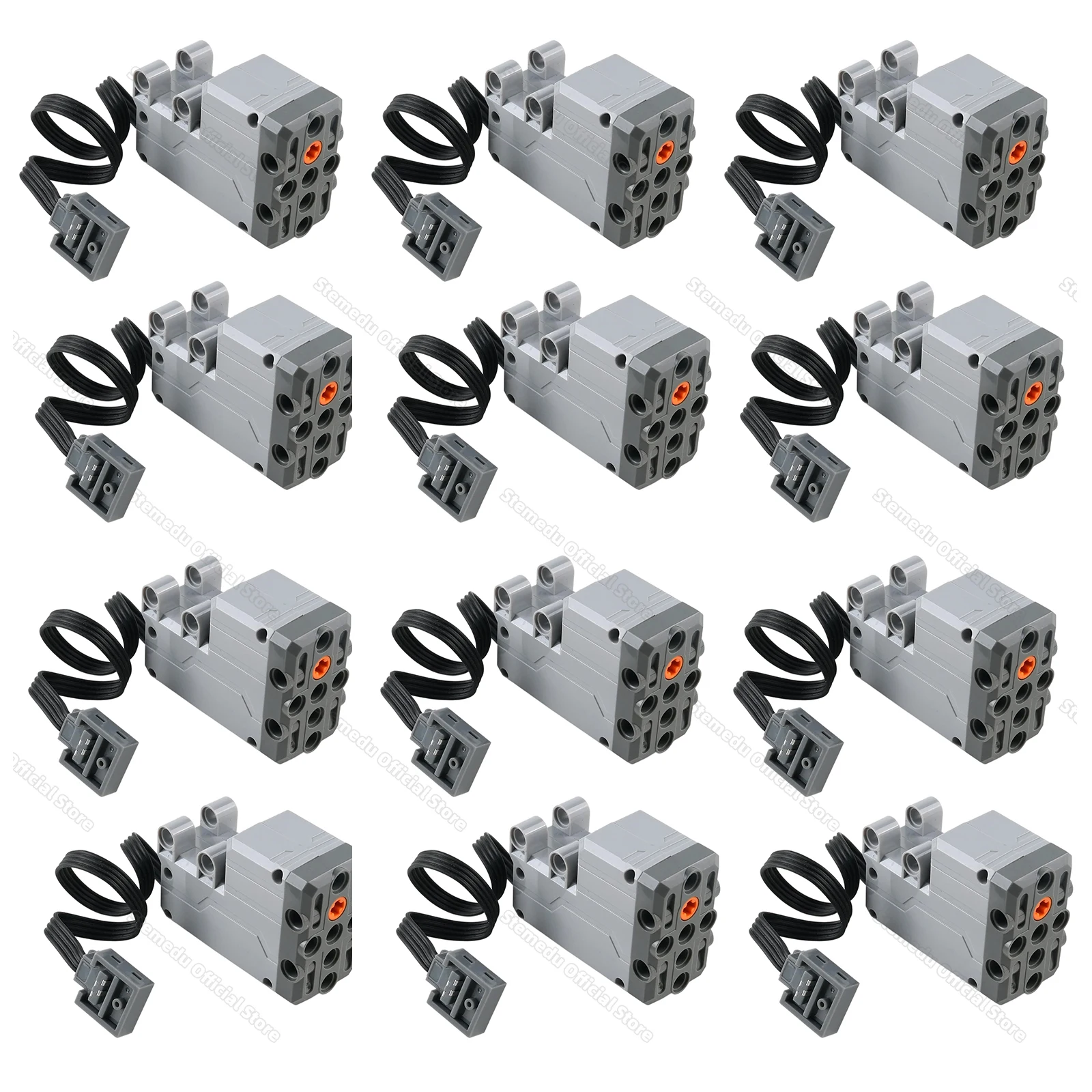 1/2/5/10/12 Uds nuevo servomotor mejorado 88004 para bloques de construcción funciones de potencia MOC modelo de coche técnico dirección juguetes para niños regalo