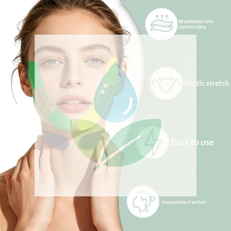 3/10pcs Neck Lifting Sticker Waterproof Invisible PU Film Skin-Friendly Anti-Aging Patches for Skincare Enthusiasts