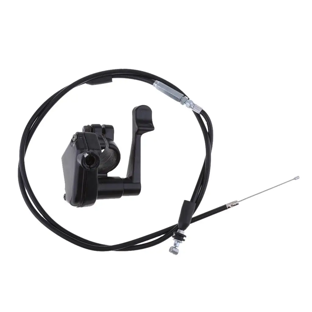 Motorcycle Thumb Throttle Black Brake Lever Handlebar Control for ATV 125cc Quad Parts Replacement