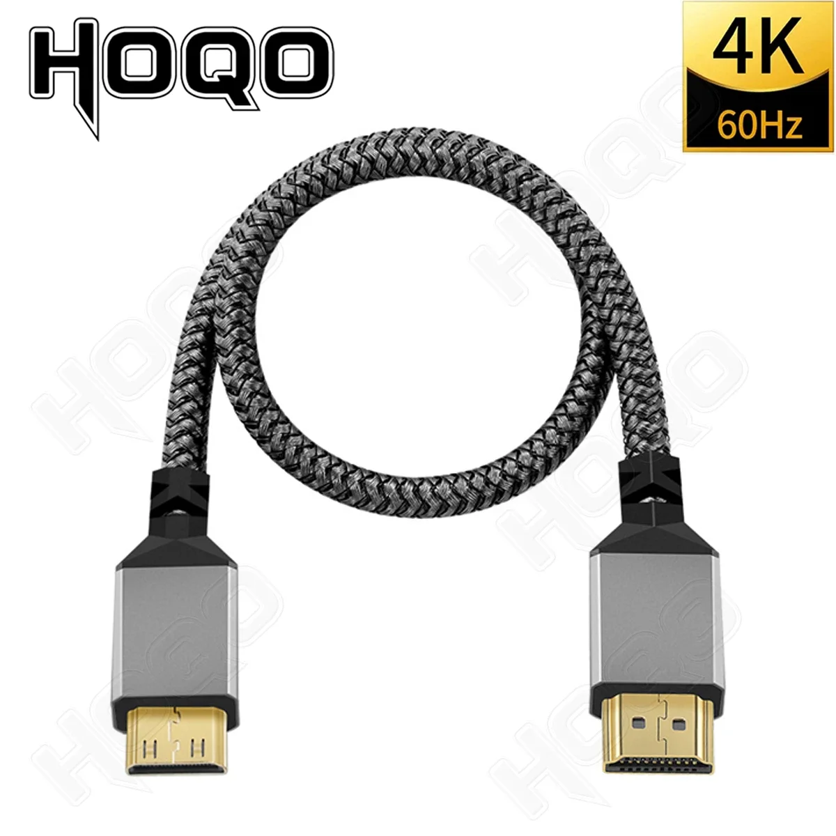 Nylon Braid HD 4K@60HZ V1.4 TPU HD 1080P Compatible Micro Mini to HDMI Extension Male Cable For Tablet PC TV Camera HDTV