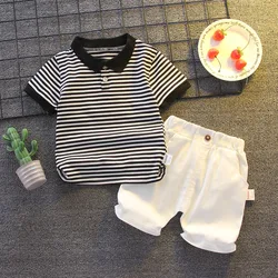 Baby Clothes Sets Summer Clothing Suits Boys Clothes Newborn 2pcs Tops + Pants Sets Boy Outfits 1 2 3 4 Years Kids Clothes Set