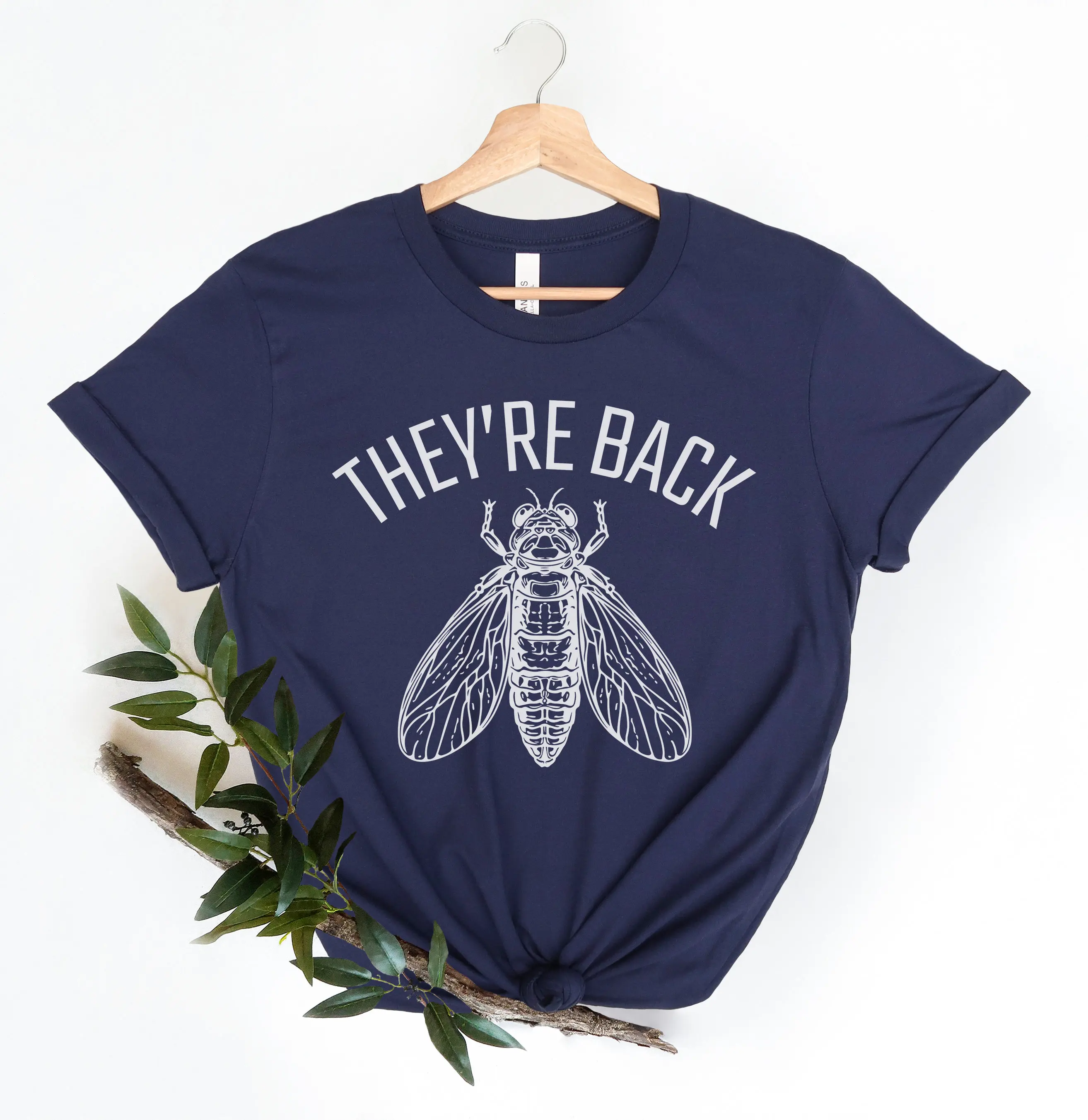 Cicada T Shirt 2024 Year Of The Cicadas They'Re Back Insect Lover Bug For Entomologist