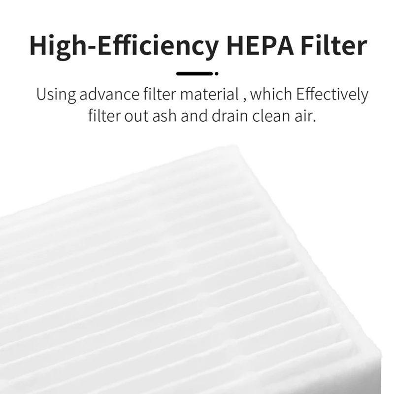 10PCS Hepa Filter For Ilife Hepa Filter V5 V5S V3 V3S V5S V50 Pro V55 X5 Robot Vacuum Cleaner Replacement Parts Accessories