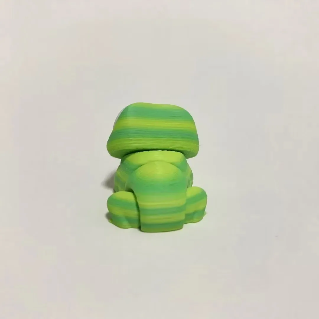 3D Printing Cute Big-eyed Frog Figure Toy Joints Movable Realistic Little Frog Animal Desktop Ornaments Toys for Children Gifts