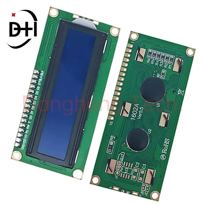 3,3 В LCD1602 ЖК-монитор 1602 1602A Синий экран Белый код Blacklight 16x2 Символьный светодиодный ЖК-дисплей Модуль QAPASS