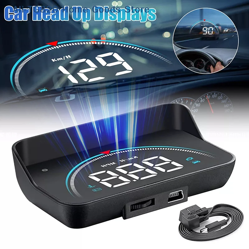 

[TG820]M8 Car HUD Head Up Display OBD2 Overspeed Warning Auto Electronic Water Temperature LED Digital Projector Windshield