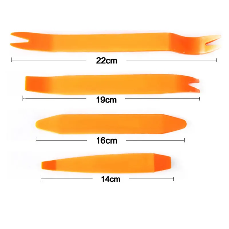 4pcs Car Removal Tool Car Radio Door Clip Panel Trim for  SsangYong Actyon Turismo Rodius Rexton Korando