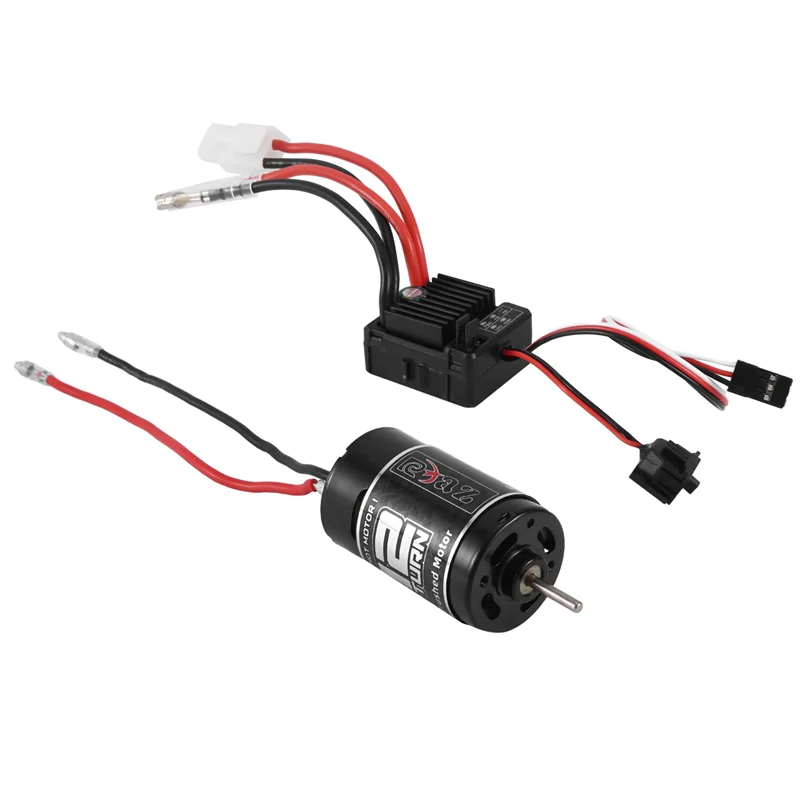 VO-550 نحى المحرك 12T مع 1060 نحى ESC 60A 2-3S يبو مقاوم للماء وحدة تحكم في السرعة الكهربائية ل RC 1/10 قطع غيار السيارات الزاحفة