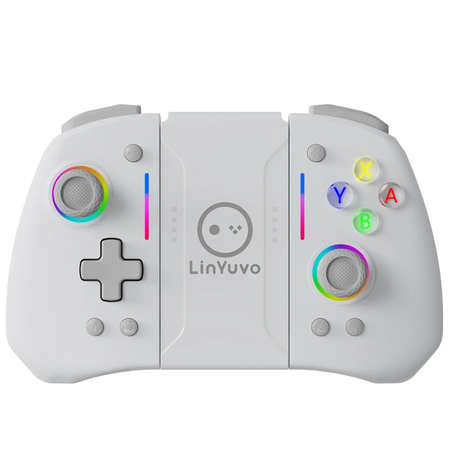 LinYuvo KS42 Meteor Light Wireless Joy-pad with 8 Color RGB Lights for Switch/Lite/OLED, with Programmable,,Turbo & Vibration