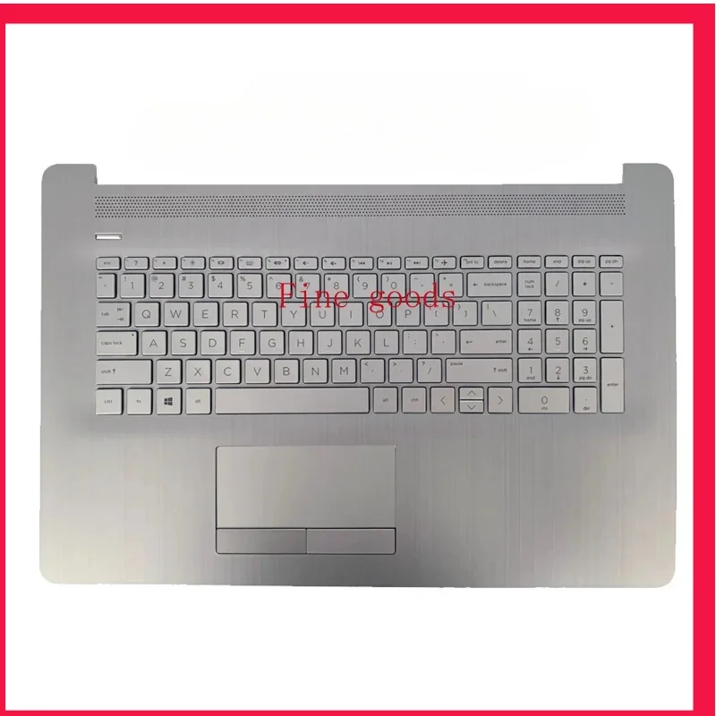 

Palmrest Backlit Keyboard Touchpad For HP 17-BY 17-CA Silver L92783-001