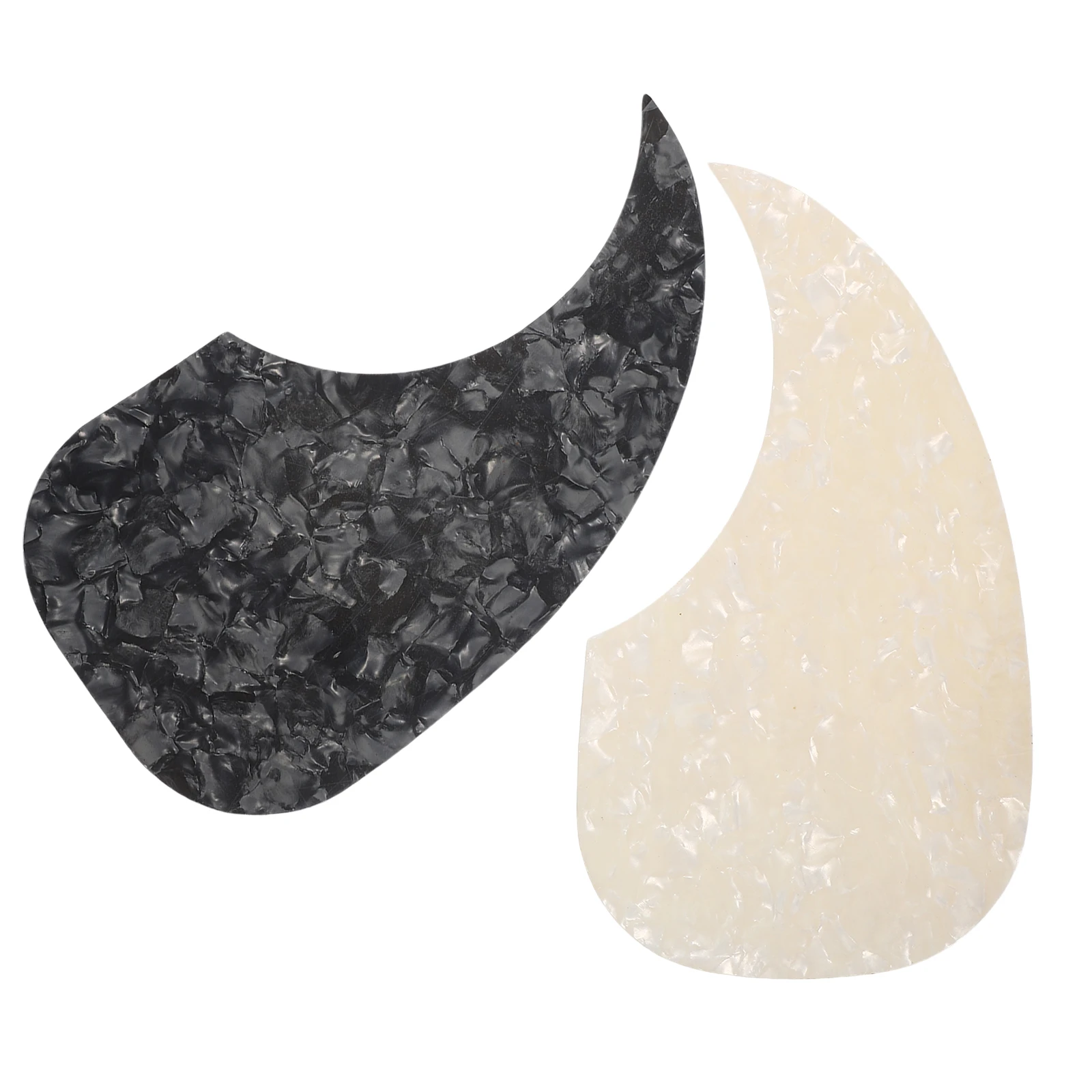 

2 Pcs Guitar Pickguard Adhesive Pickup Sticker Self Wooden Musical Instrument Scratch Plate