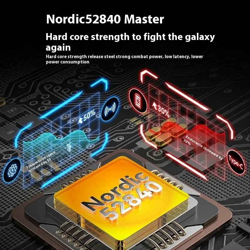 ماوس بلوتوث لاسلكي Attack Shark R6 - خفيف الوزن بثلاثة أوضاع وتأخير منخفض تصميم Esports كتم الصوت Paw3950 لاستخدام مكتب الكمبيوتر