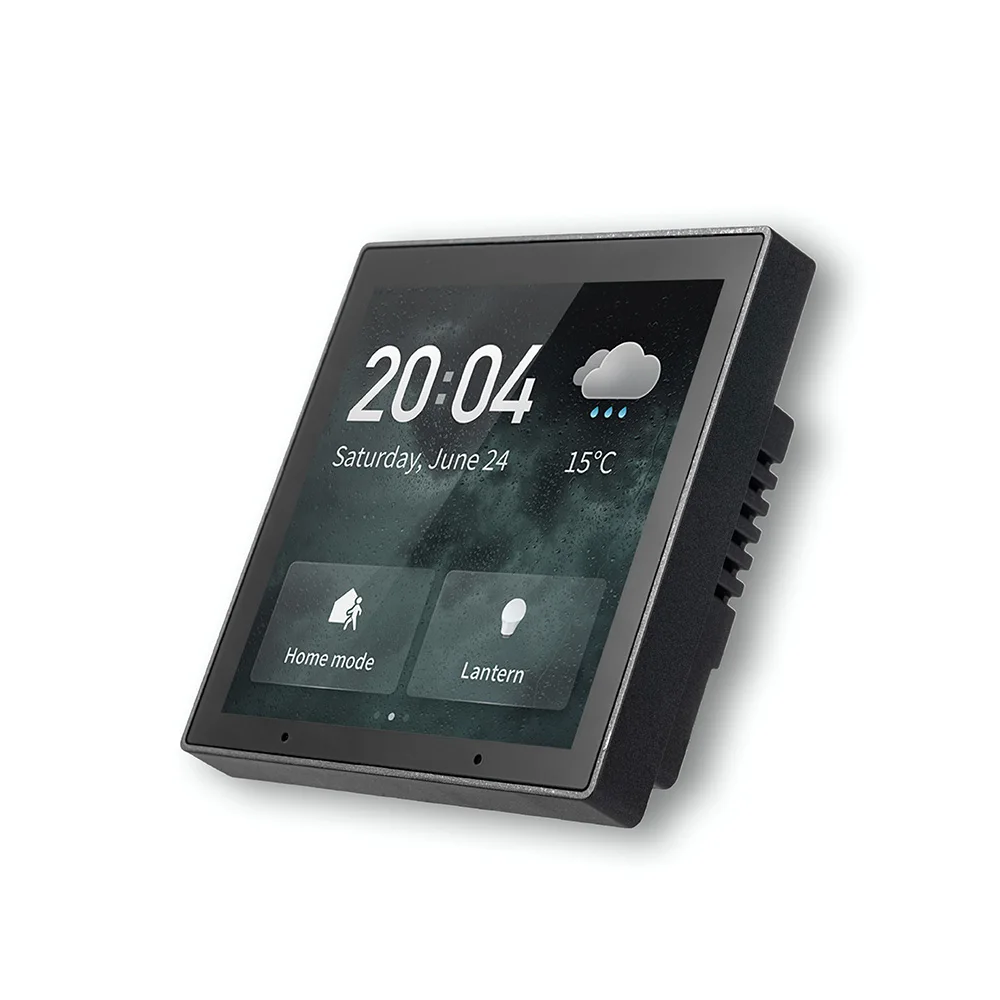 

Tuya Smart Home Multi-functional Touch Screen Control Panel 4 Inches Central Control For Case Intelligent