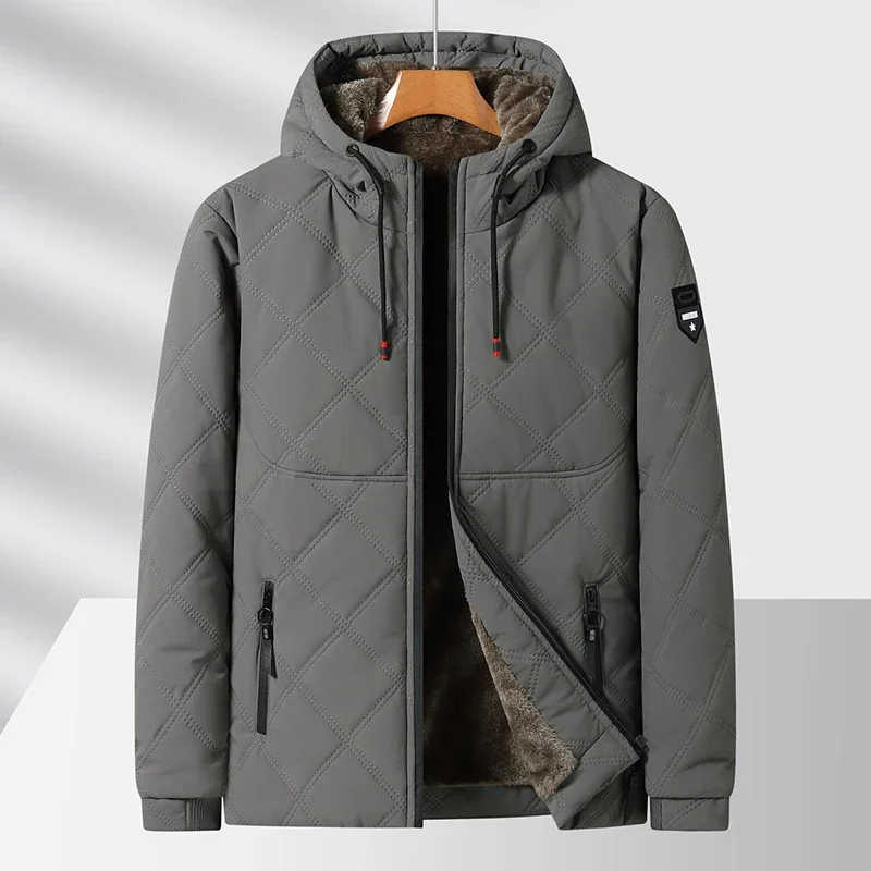 

Outdoor Hooded Overcoat Male Casual Outerwear Men Zipper Hoodies Casual Sports Fleece Black Coat Hooded Men Women Jacket 818