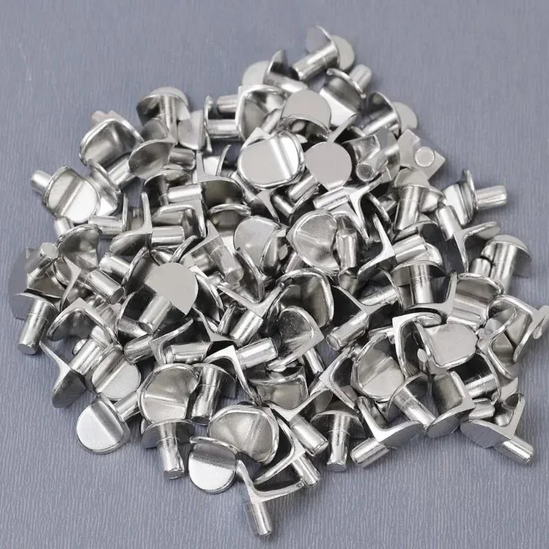 Perni per scaffali di alta qualità Lega di zinco liscia resistente alla ruggine di lunga durata da 5 mm Migliora lo stoccaggio per senza intasamenti