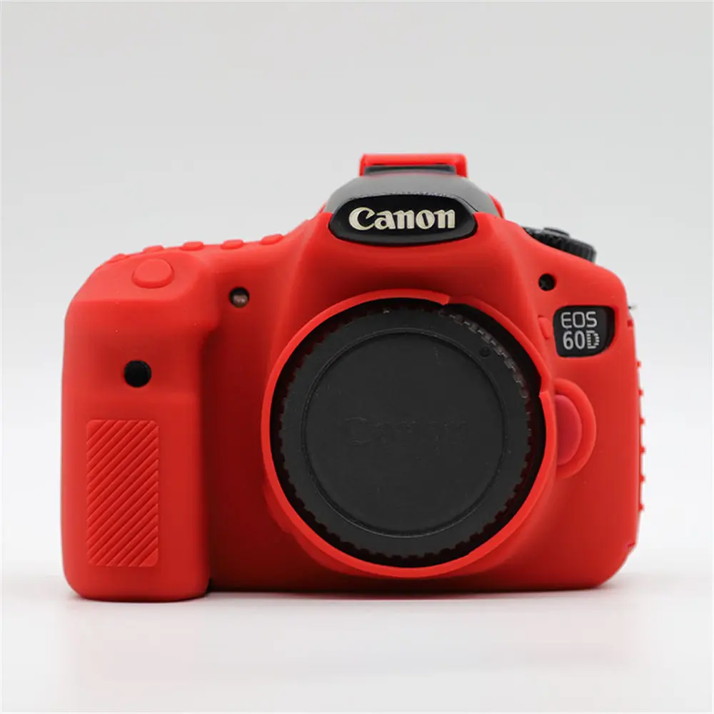 Soft Silicone Armor Body Case For Canon EOS 60D Protective Camera