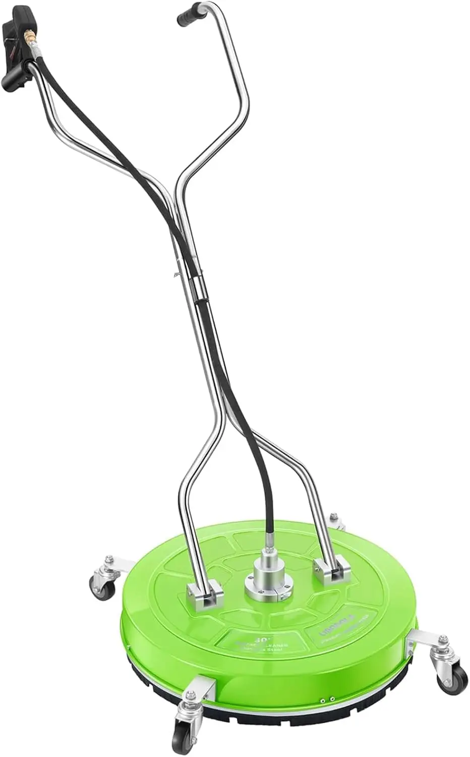 

30'' Pressure Washer Surface Cleaner with 4 Wheels - Stainless Steel Surface Cleaner for Pressure Washer Attachment for Concrete