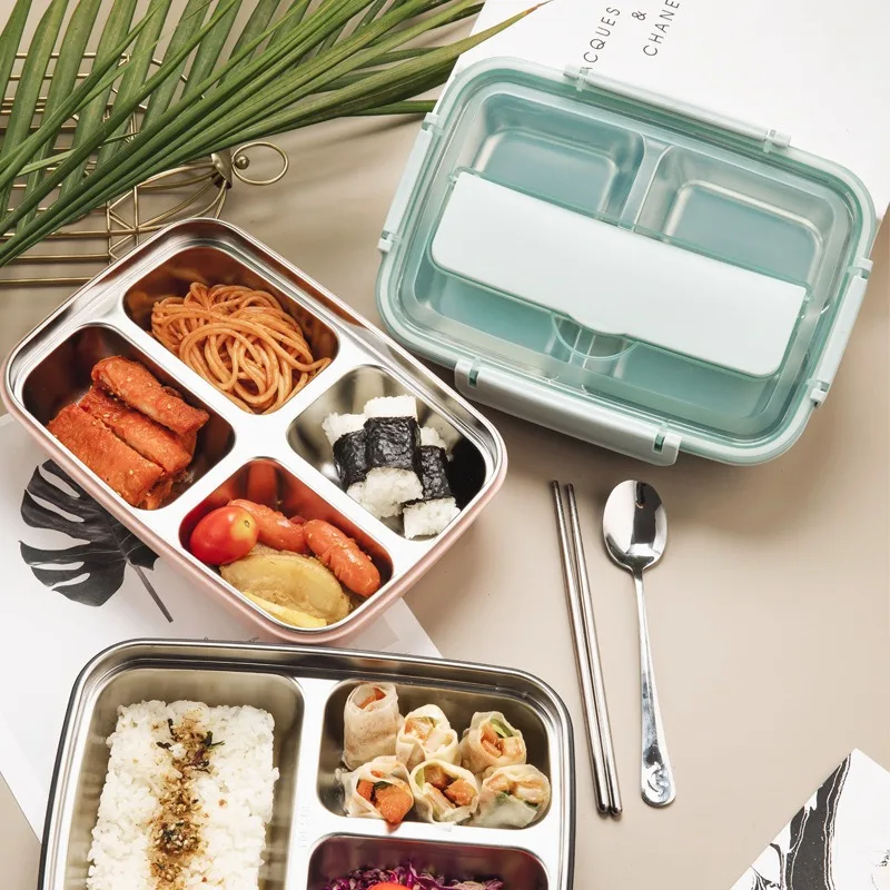 Best-selling lunch box, student and adult lunch box, portable sealed lunch box, non-odor-mixing, compartmentalized lunch box