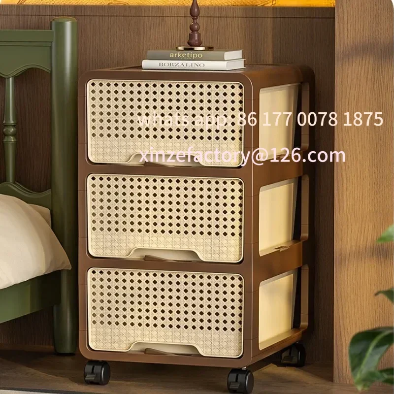 

Customizable Movable Storage Cabinet, Multi-layer Drawer Storage Cabinet, Living Room Snack Storage Cabinet