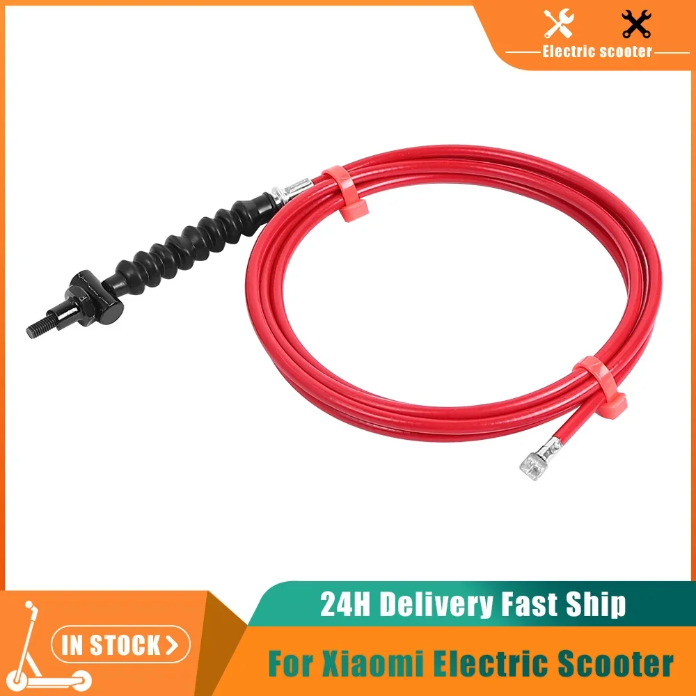 

Brake Cable Compatible Red for Xiaomi Mi3 Lite Electric Scooter Brake Line Replacement Rust Resistant Dust Proof Replacement