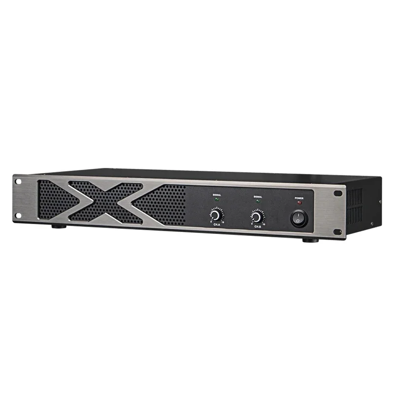 Xtuga Amplificatore digitale ad alta potenza Classe D Amplificatori audio in metallo a 2 canali 1200W per la vendita calda del palco