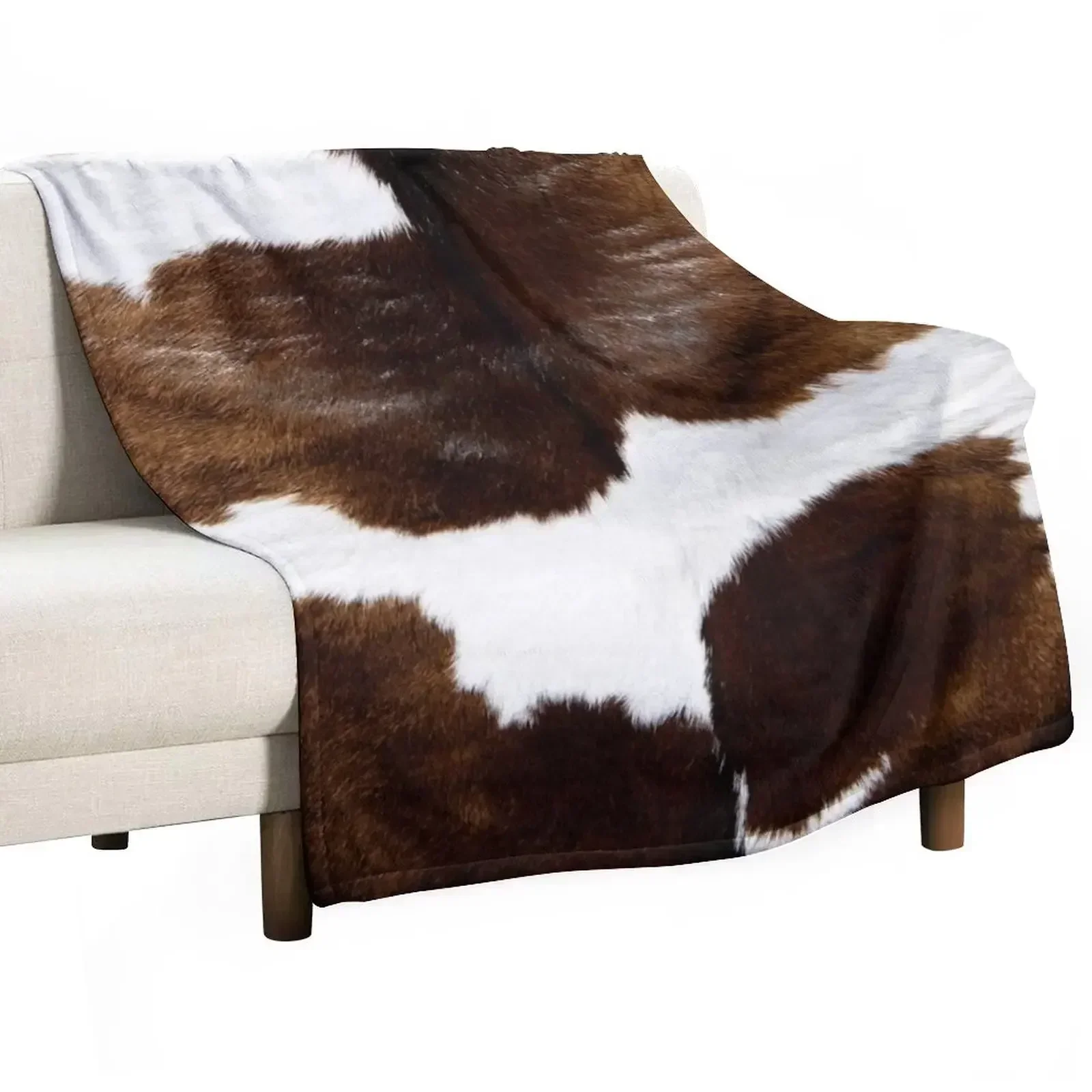 

Minimalistic Cattle Cow Throw Blanket Thermal funny gift Nap Luxury Designer Blankets