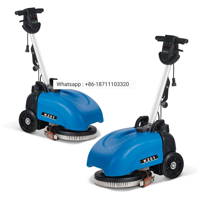 

Famous brand Double Brush Mini Floor Scrubber Family With high efficiency Of T201 floor scrubber Made In GUANGZHOU