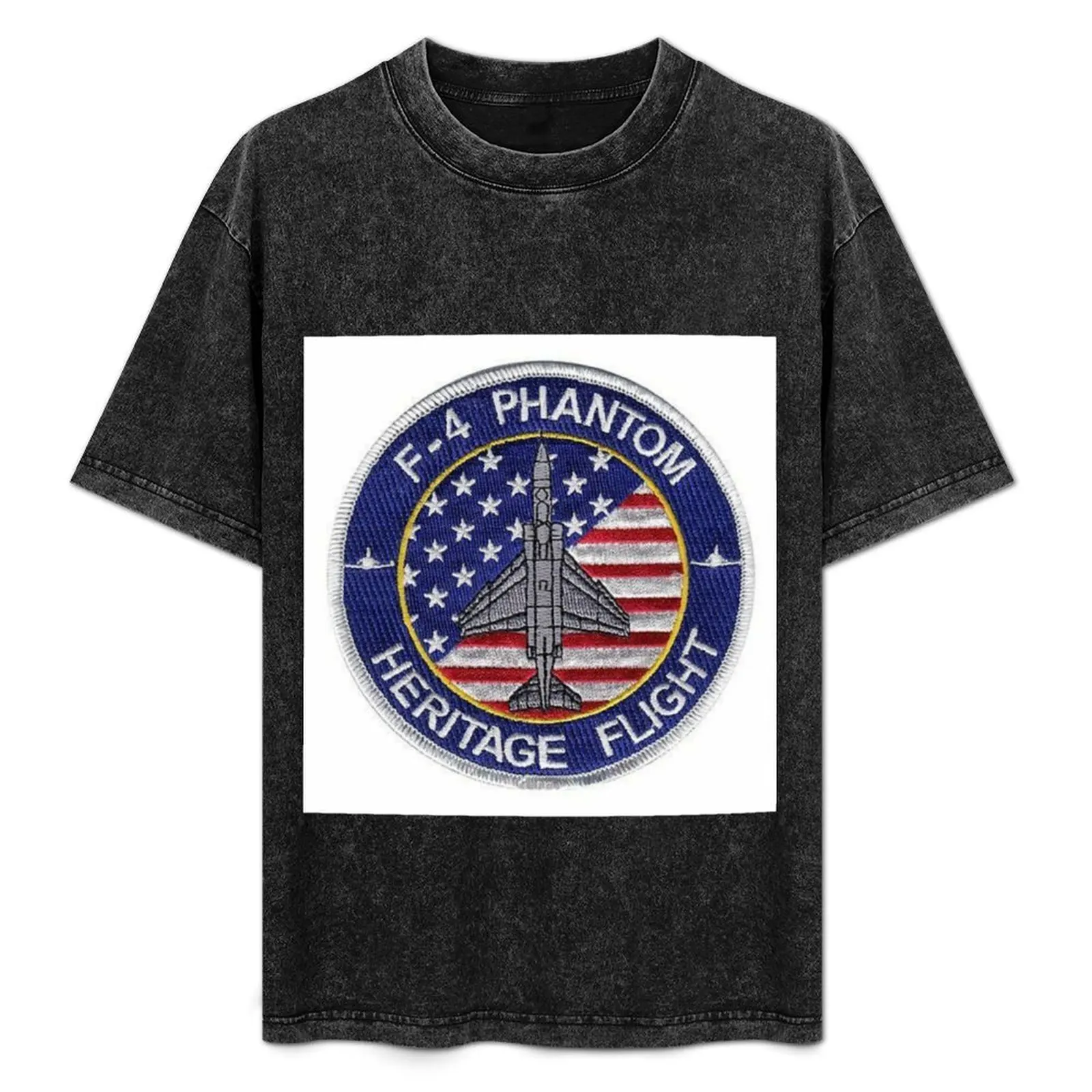 

USAF F-4 Phantom Heritage Flight Patch Sticker T-Shirt Anti-Pilling Casual T-Shirt