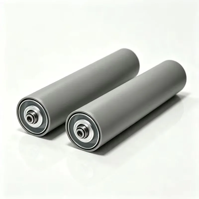 PVC/PU/Silicone Coated Conveyor Roller Idler OD 29-70mm Female Thread Mount for Assembly Line Woodworking Machinery