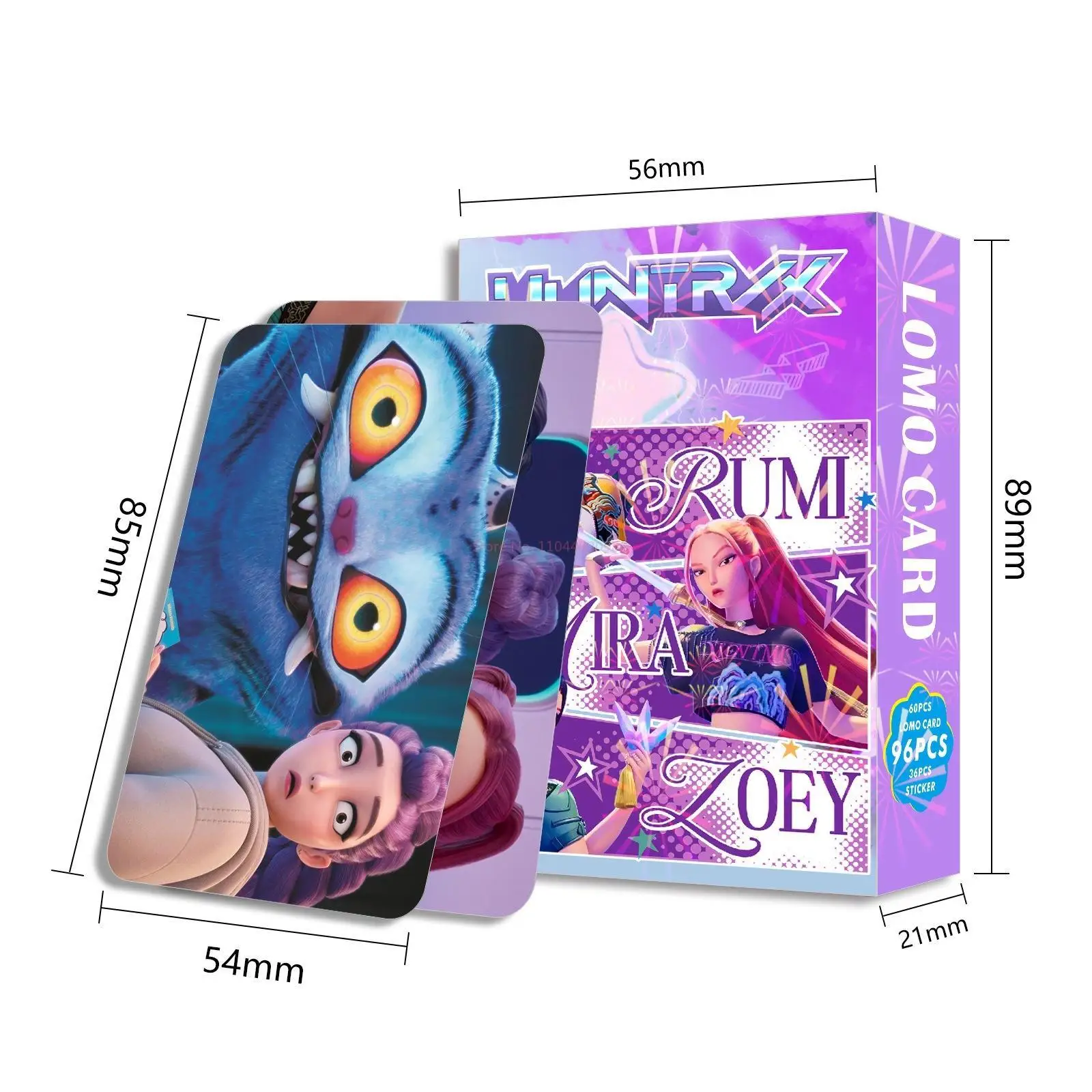 Nuovo Arrivo 96 pz/scatola Anime Kpop Devil Hunter Set di Carte Da Collezione Carte Lomo Carta Da Gioco Raccogliere Carte Olografiche Giocattoli Regali