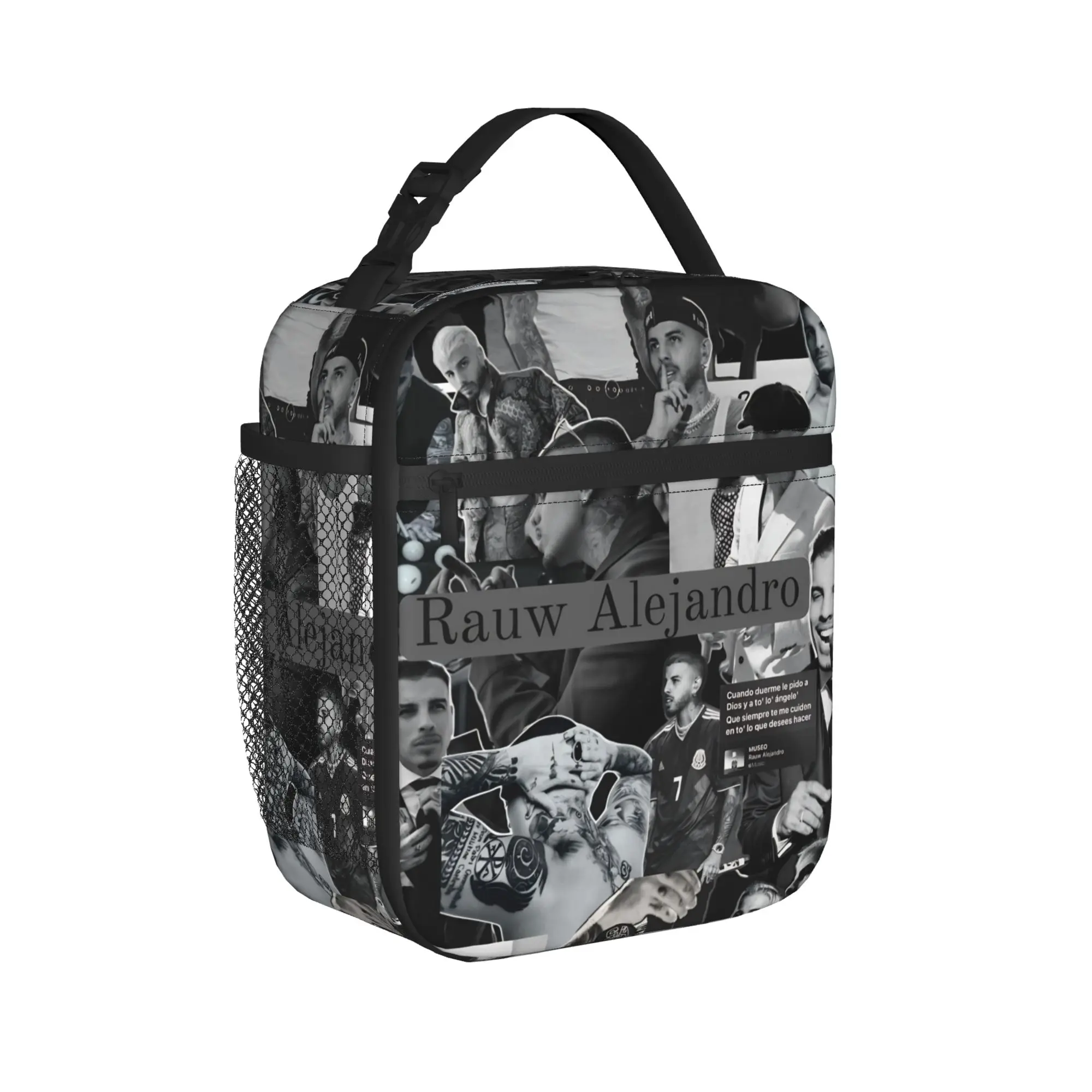 Rauw Alejandro Singer Rapper Thermal Insulated Lunch Bag for Work  Portable Bento Box Men Women Cooler Thermal Food Box