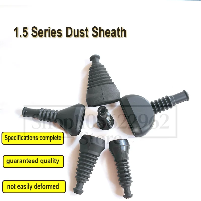 1Pcs/5Pcs Automotive Wiring Harness Dustproof Thread Silicone Sheath 1.5 Series Connector Tail Clip Sheath 1-6 Holes