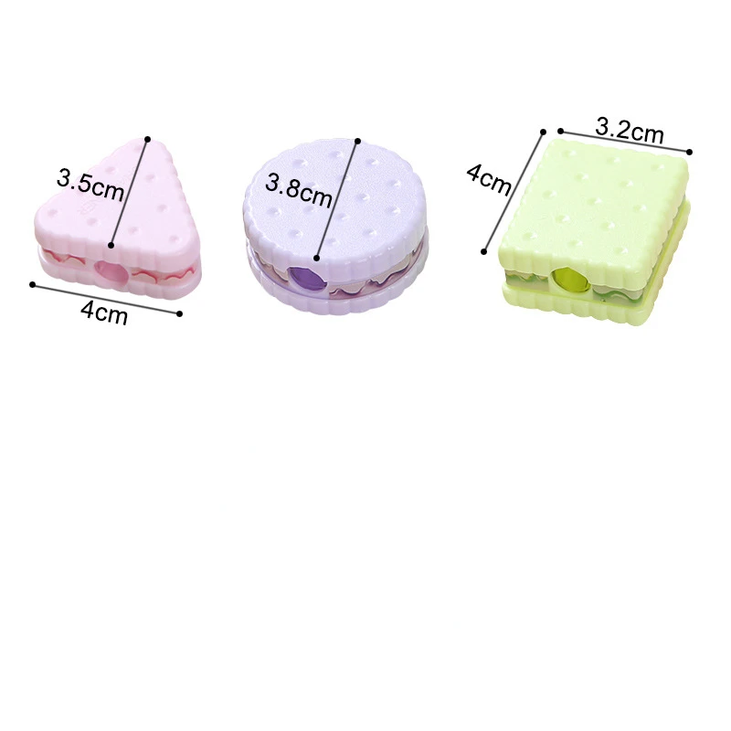 1 шт. случайный цвет точилка для карандашей Kawaii школьные принадлежности канцелярские товары студенческий приз детский подарок сэндвич печенье