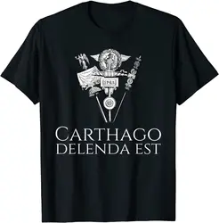 Carthago Delenda Est. Ancient Roman Legionary Standard T-Shirt. Summer Cotton O-Neck Short Sleeve Mens T Shirt New S-3XL