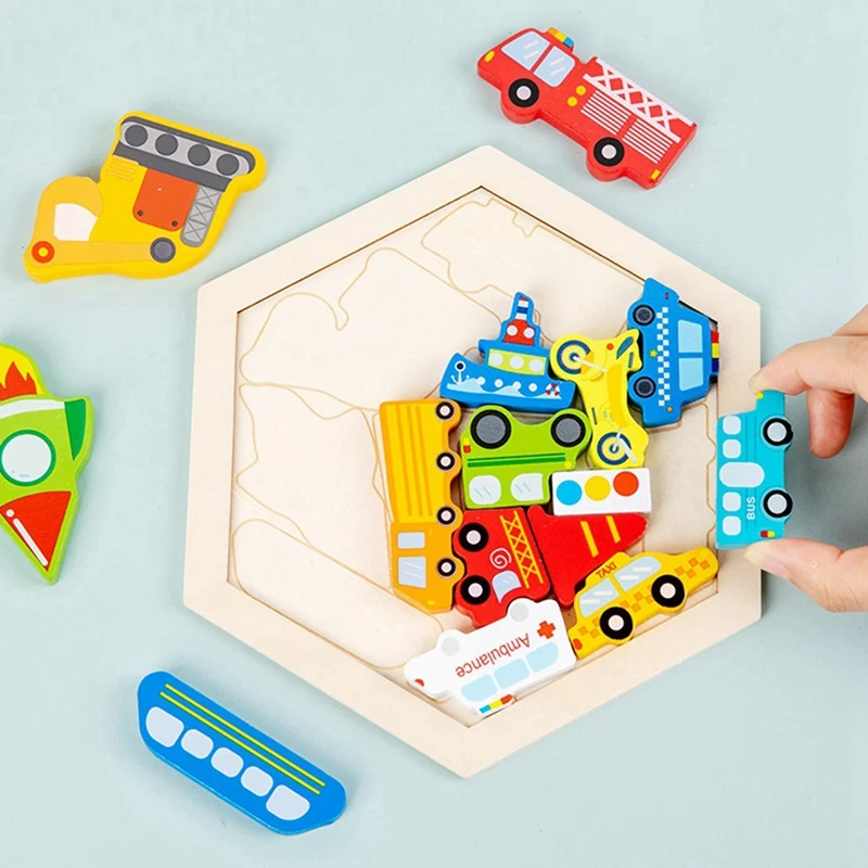 Baby Toy Wooden Jigsaw Puzzle Children's Intelligence Puzzle Development Ealy Educational For Puzzle