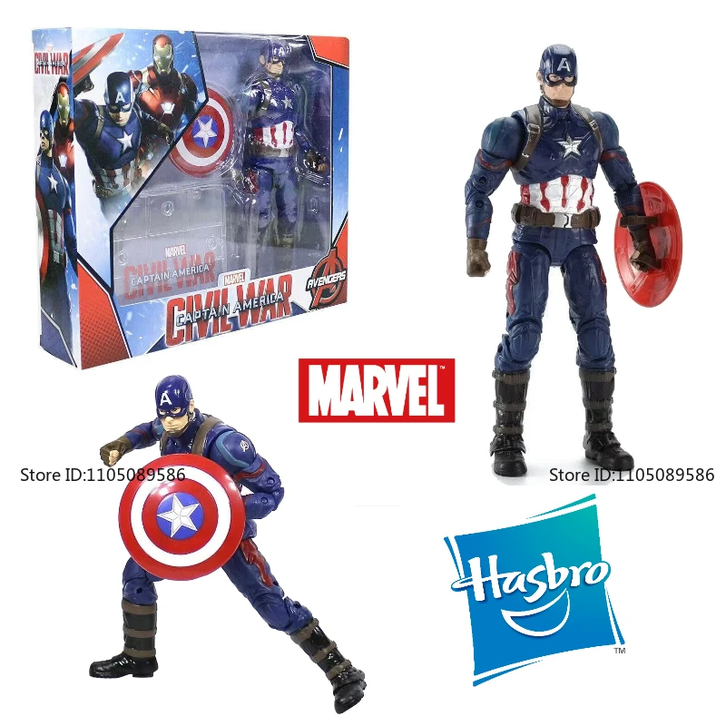 Op voorraad Marvel Legend X-Men G00607 Captain America Cool Model Mobiele figuur Vakantiecadeau Originele filmkarakter Speelgoed Leuke pop