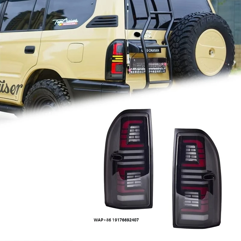 

FT Car Lights forToyota Prado LC90 LC95 Taillights 1996-2002 LED Tail Lamp Dynamic Turn Signal Light Car Taillights Assembly