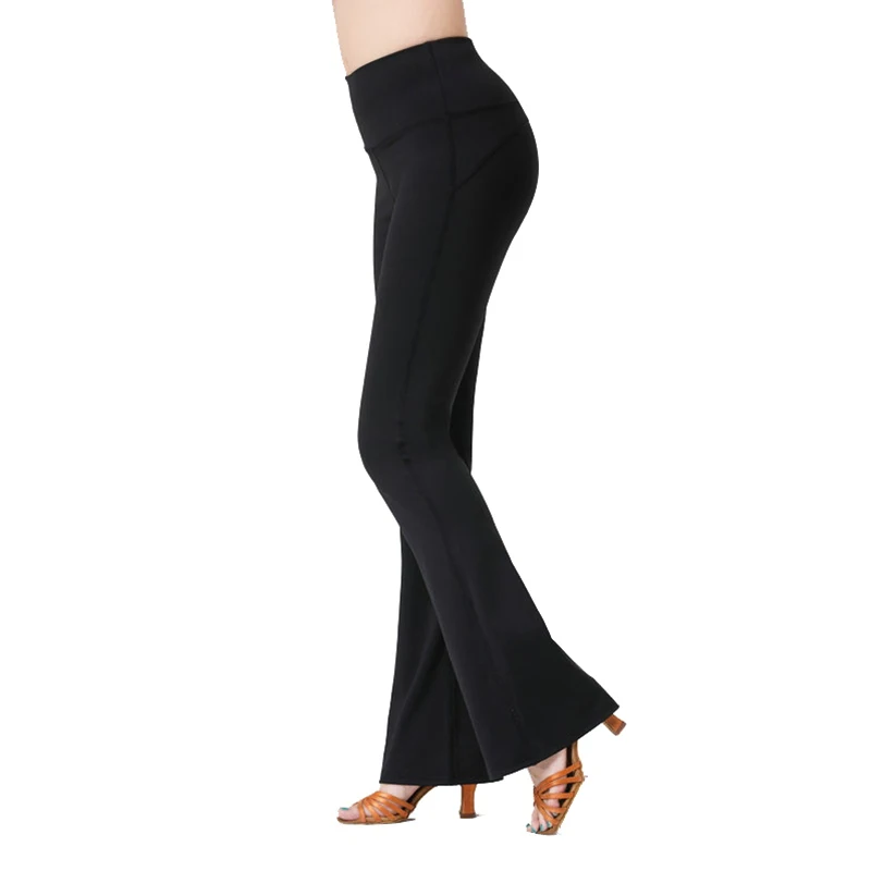 

Fall Winter New Yoga Pants Womens High Waist Hip Lifting Latin Dance Pants Sports Fitness Exercise Pants Modern Trousers XH1379