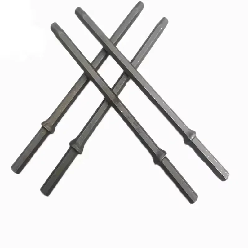 1 Pack Pneumatic Rock Drill Accessories, Mining Pick General B22 Steel Drill Bit & Drill Rod