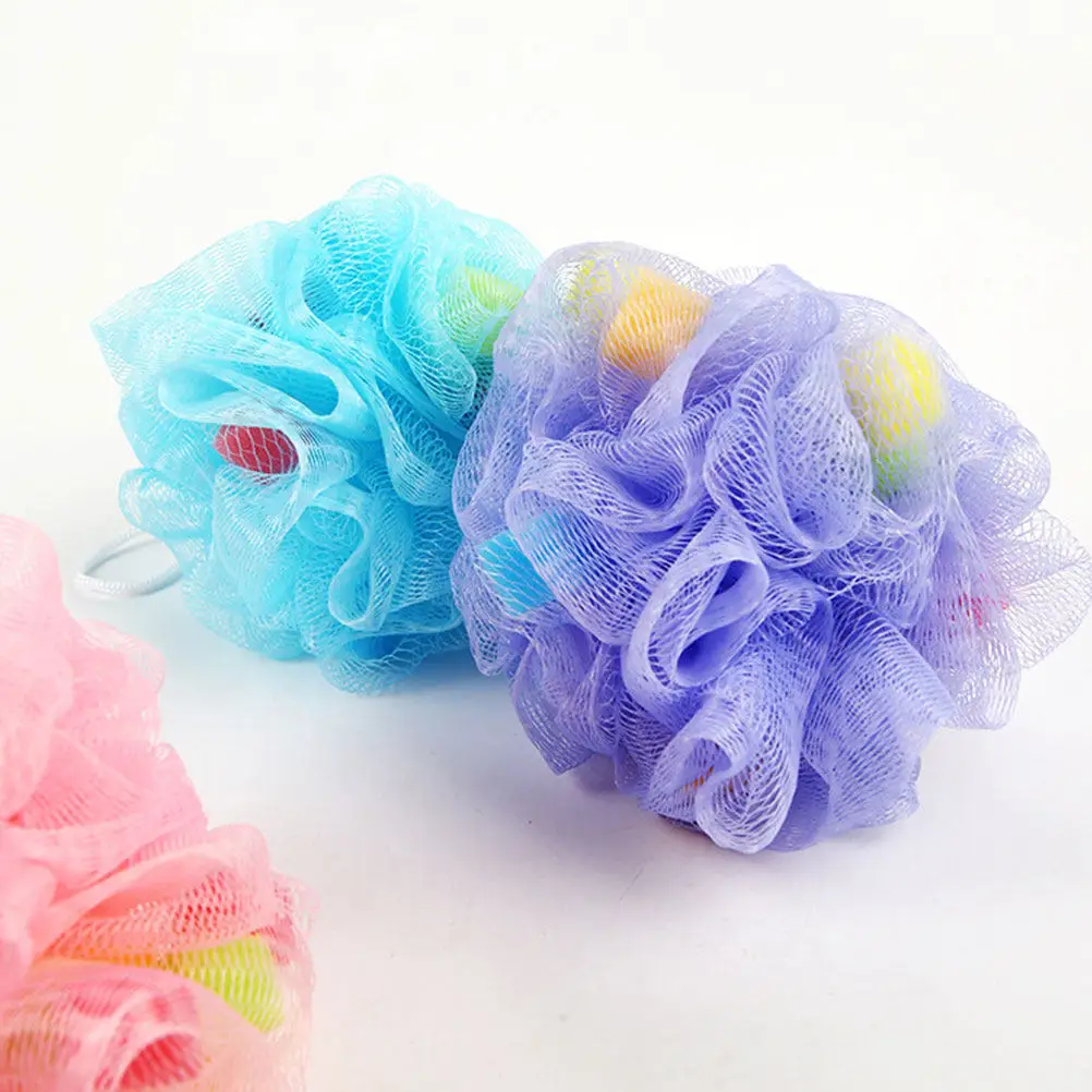

8Pcs Shower Sponge Bath Ball Soft Mesh Bubble Maker Exfoliating Body Scrubber Shower Sponge Bath Tool for Men Women