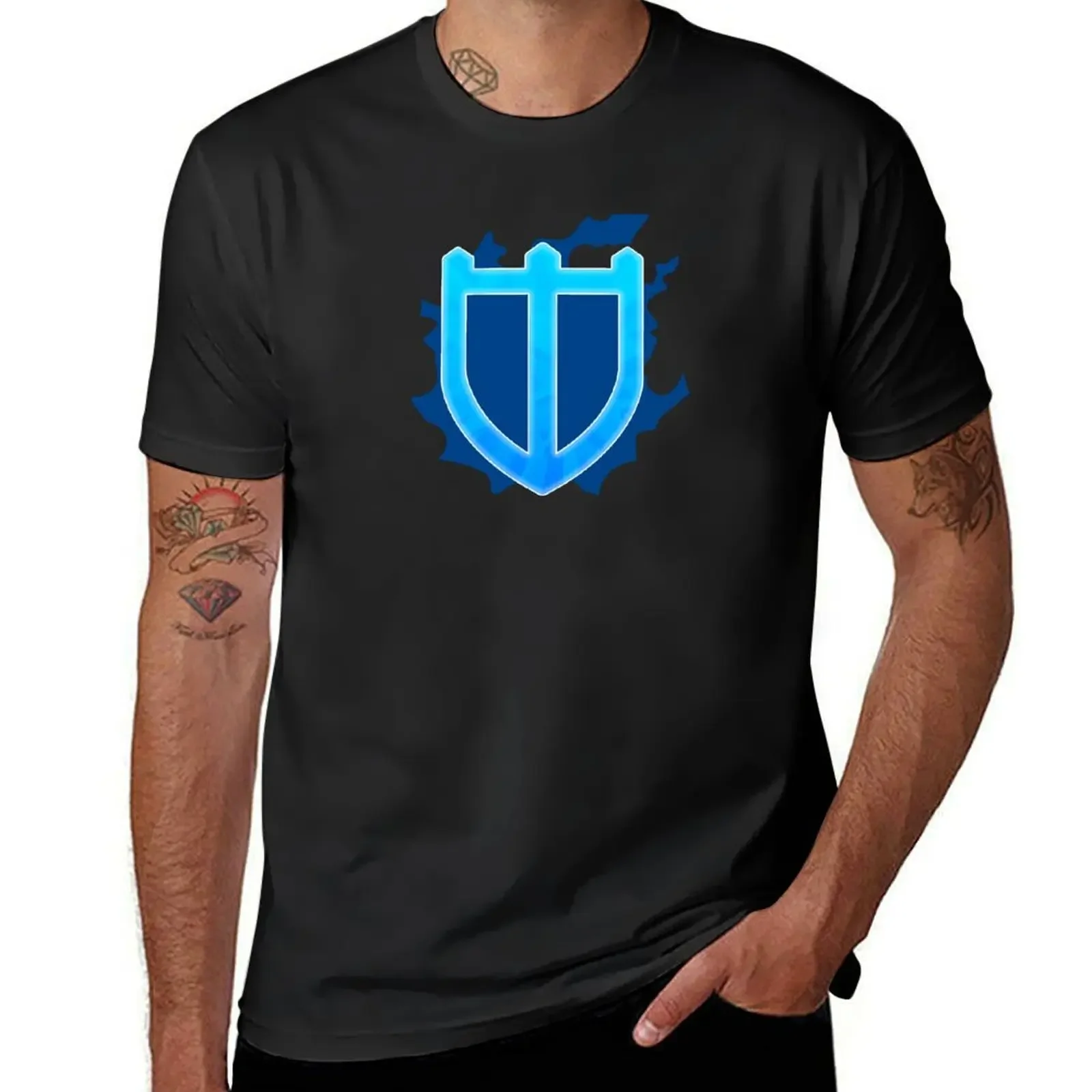 

FFXIV PLD T-Shirt anime stuff plus size tops men graphic t shirts